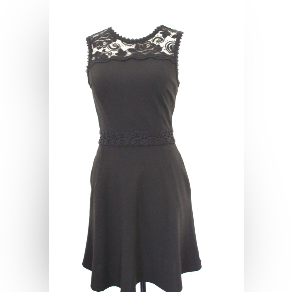 Speechless | Black Lace | Sleeveless | Mini Dress | Size XS